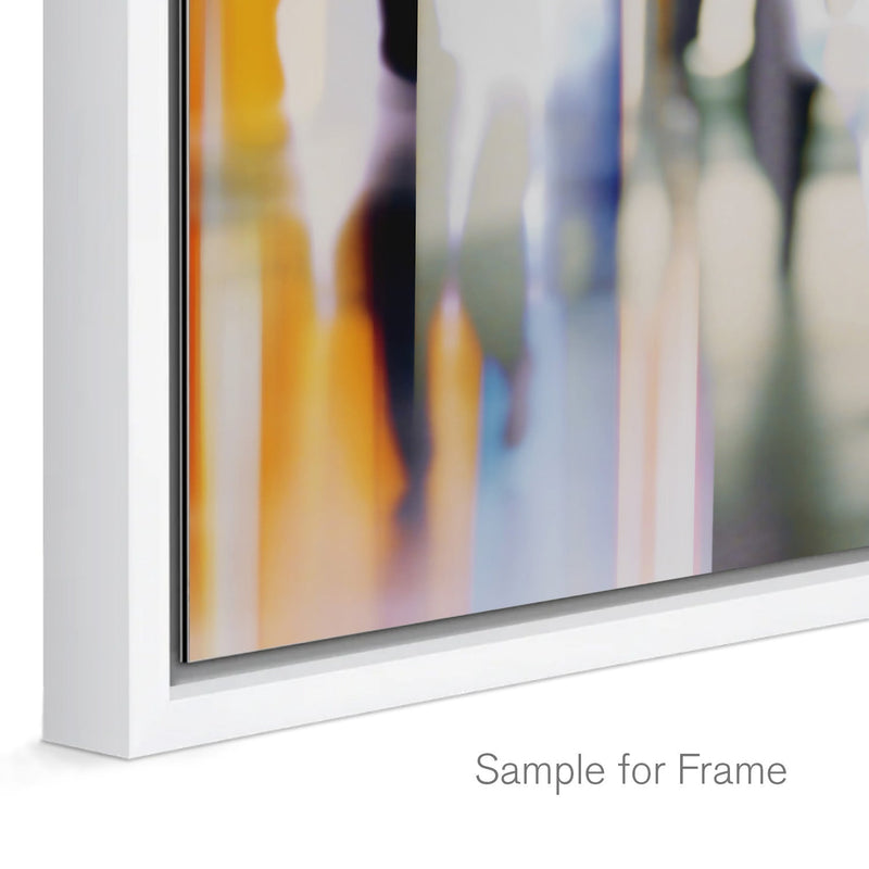 Meta Color VIII - photo art 150 x 75 cm framed diptych