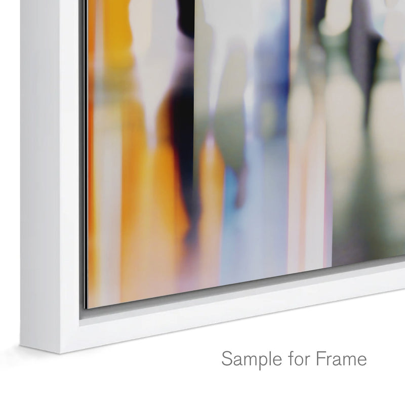 Meta Color VI - photo art 150 x 75 cm framed diptych