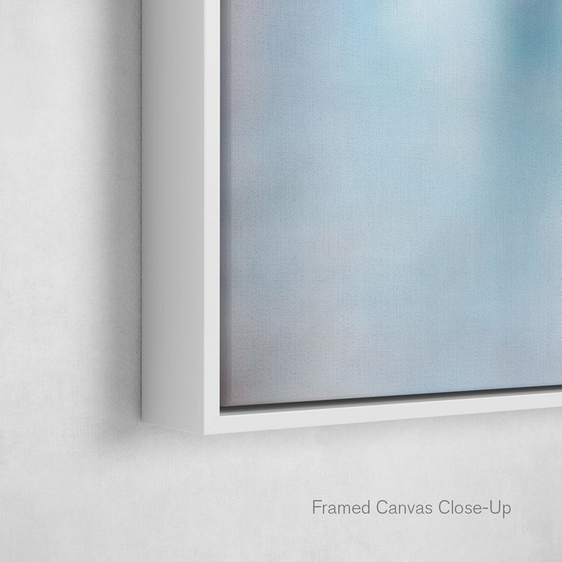 ABSTRACT ESPRESSO I - framed artwork on canvas is ready to hang