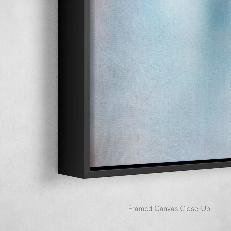 ABSTRACT ESPRESSO V - framed artwork on canvas is ready to hang