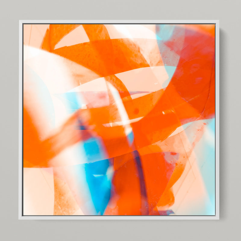 Meta Color XX - photo art 150 x 75 cm framed diptych