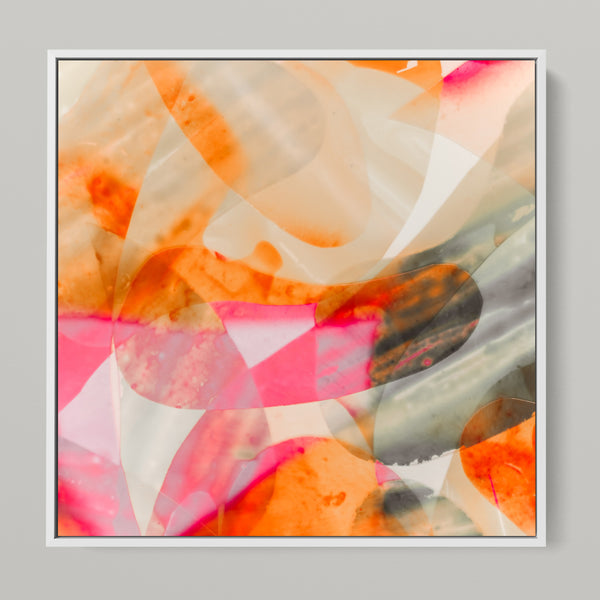 Meta Color II - photo art 150 x 75 cm framed diptych