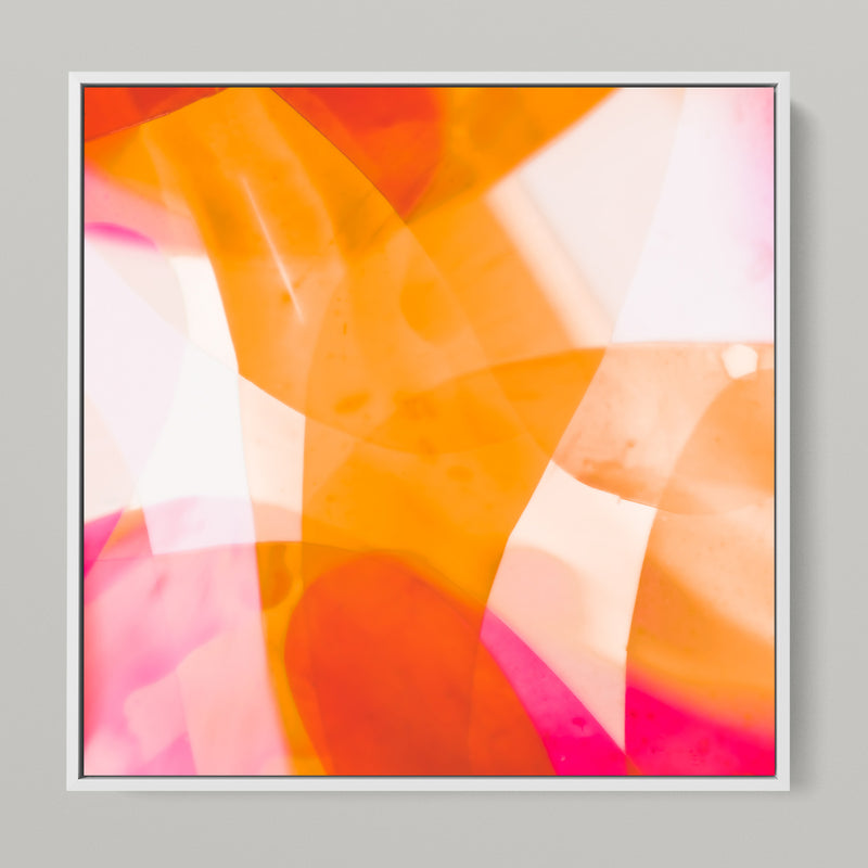 Meta Color VII - photo art 150 x 75 cm framed diptych