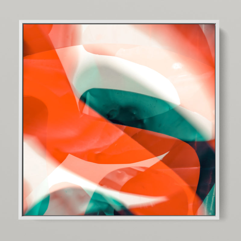 Meta Color XI - photo art 150 x 75 cm framed diptych