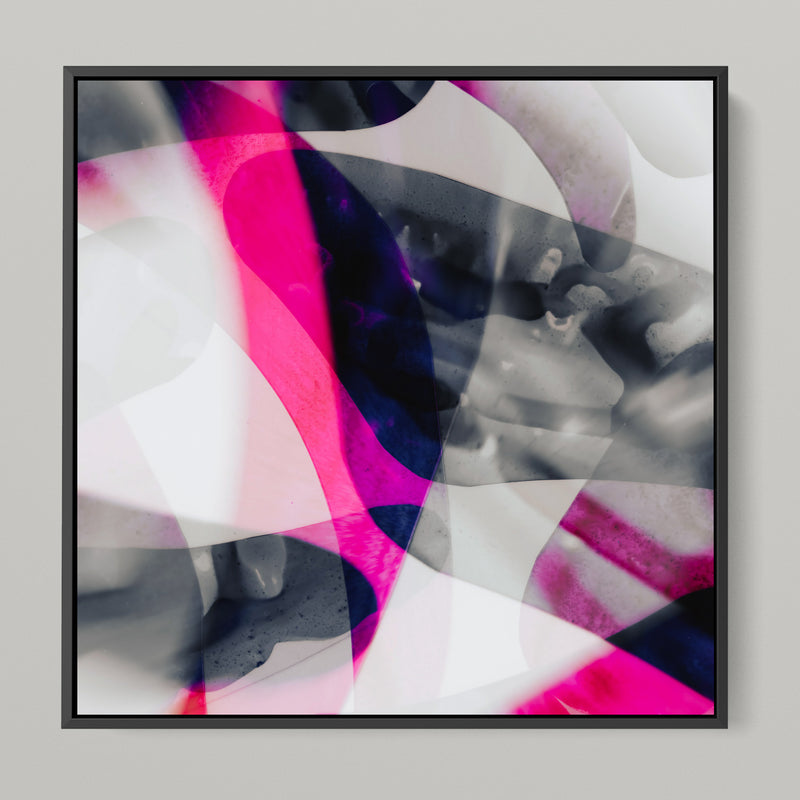 Meta Color XII - photo art 165 x 55 cm framed triptych