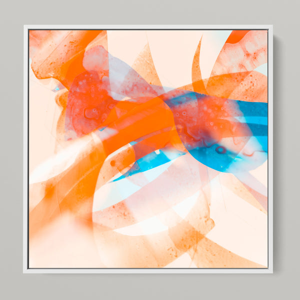 Meta Color XX - photo art 150 x 75 cm framed diptych