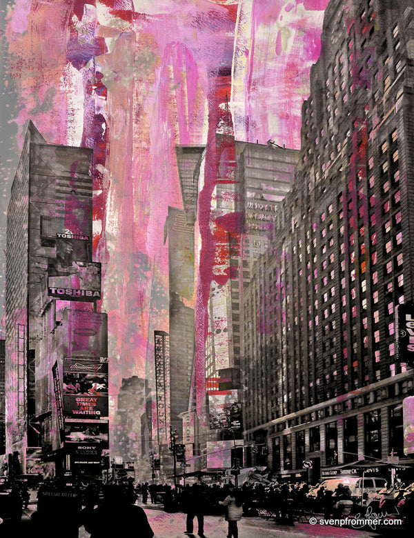 NEWYORK COLOR XXIV  130x100cm Artwork is ready to hang.