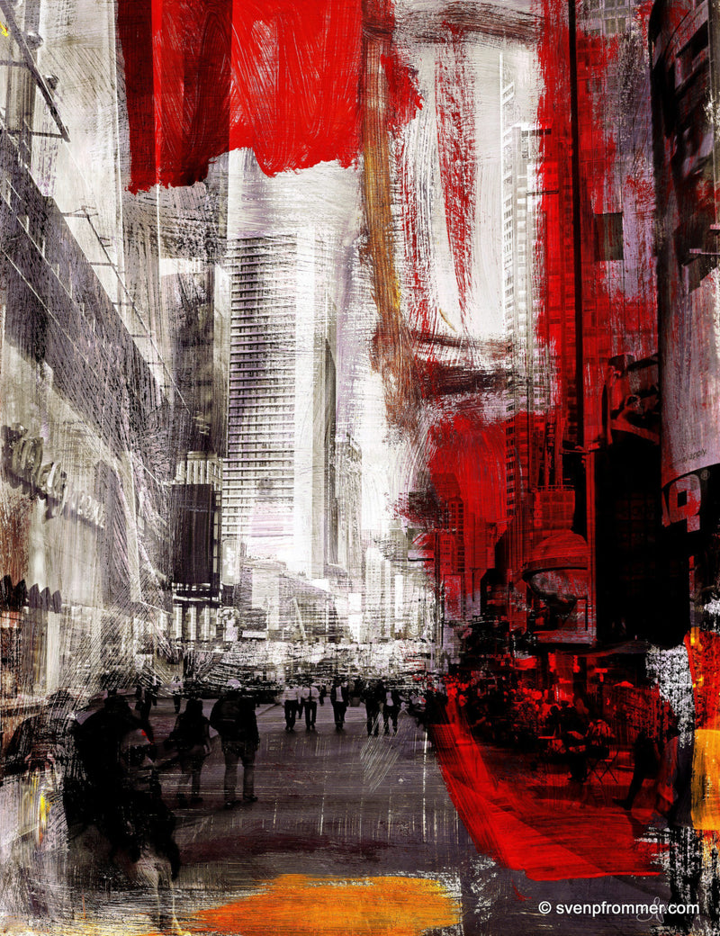 NEWYORK COLOR XXIX  100x80cm Artwork is ready to hang