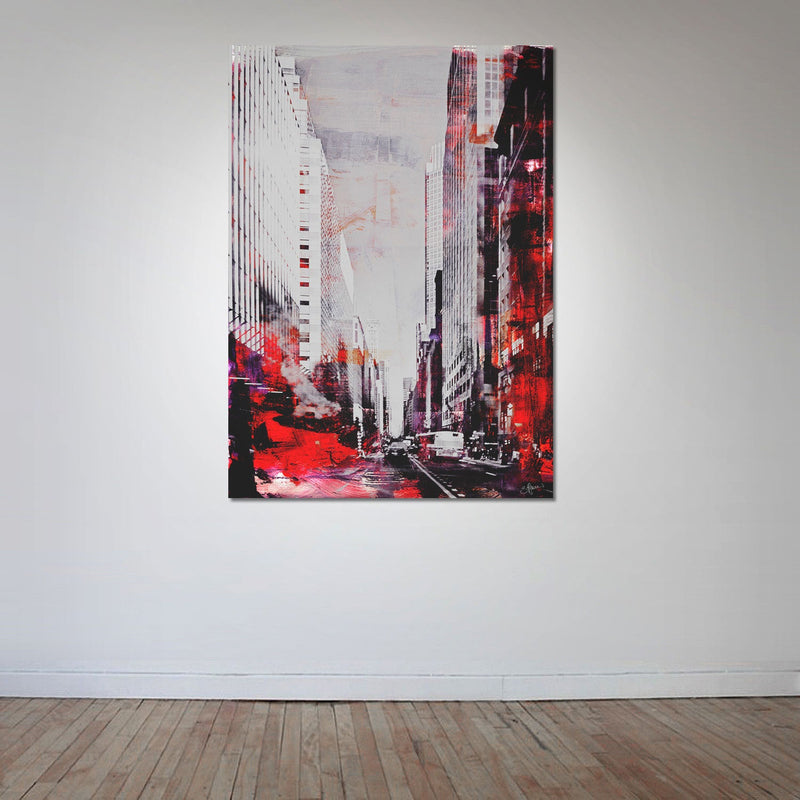 NEWYORK COLOR XXXIII  100x80cm Artwork is ready to hang