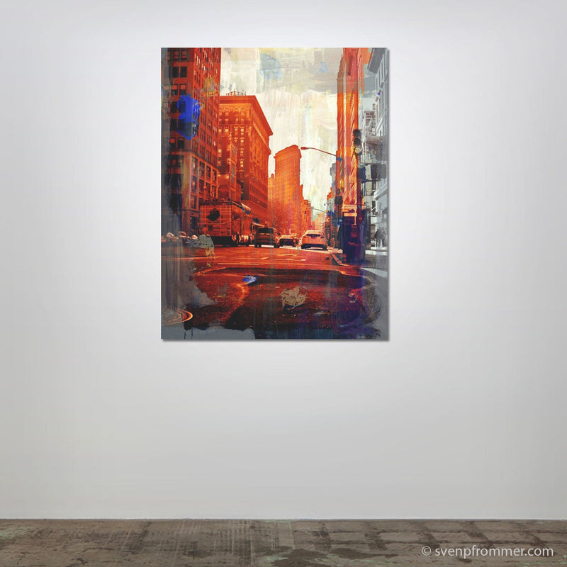 NY DOWNTOWN XV  120x90cm Artwork is ready to hang: