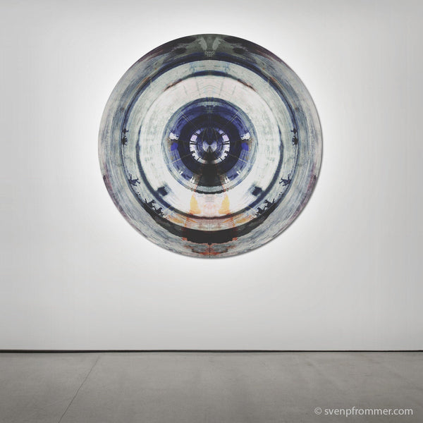 HUMAN SPHERE XXII (Ø 100 cm)  Round artwork is ready to hang