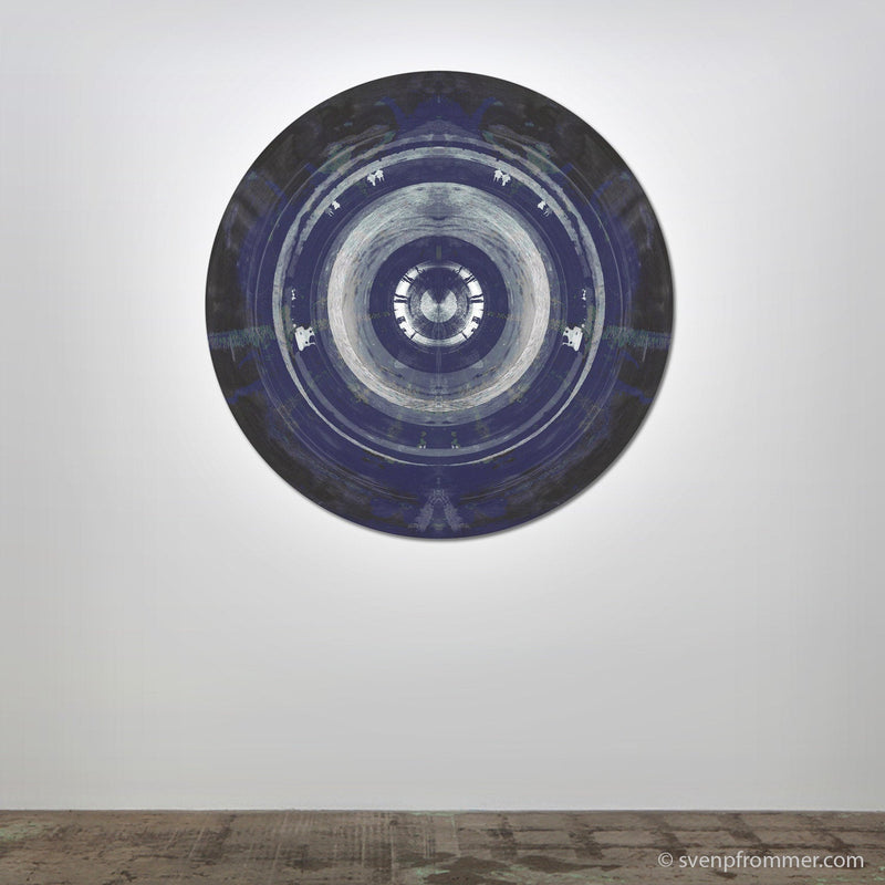 HUMAN SPHERE XXIII (Ø 100 cm)  Round artwork is ready to hang