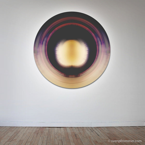 SPHERE IV (Ø 100 cm)  Round artwork is ready to hang