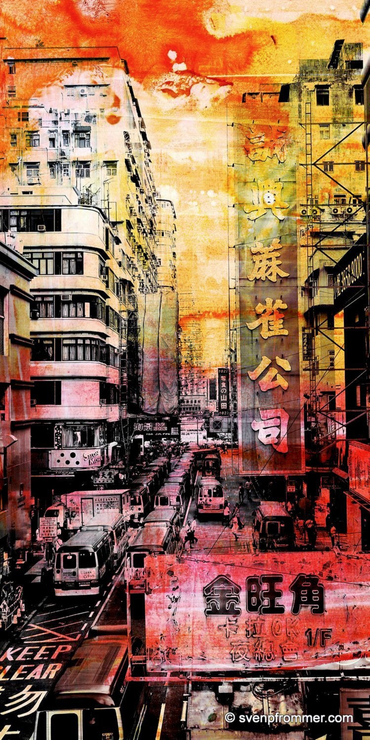 HONG KONG Streets IX  Artwork is ready to hang