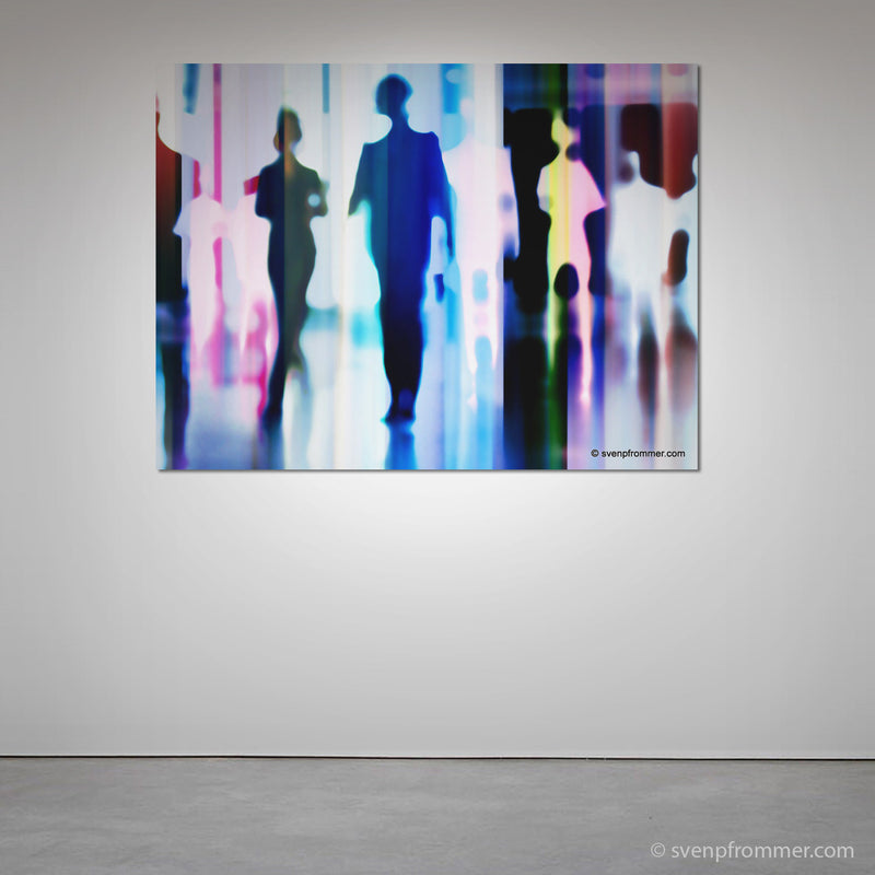 HUMANBLUR XII  Artwork is ready to hang