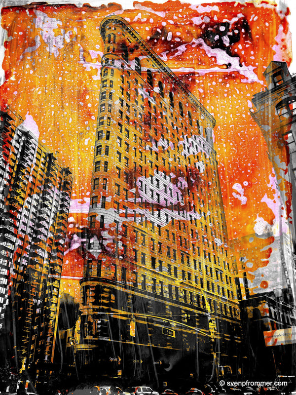 NEWYORK COLOR V  100x80cm Artwork is ready to hang