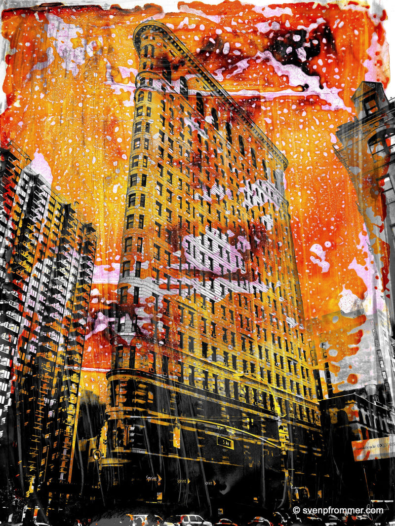 NEWYORK COLOR V  100x80cm Artwork is ready to hang