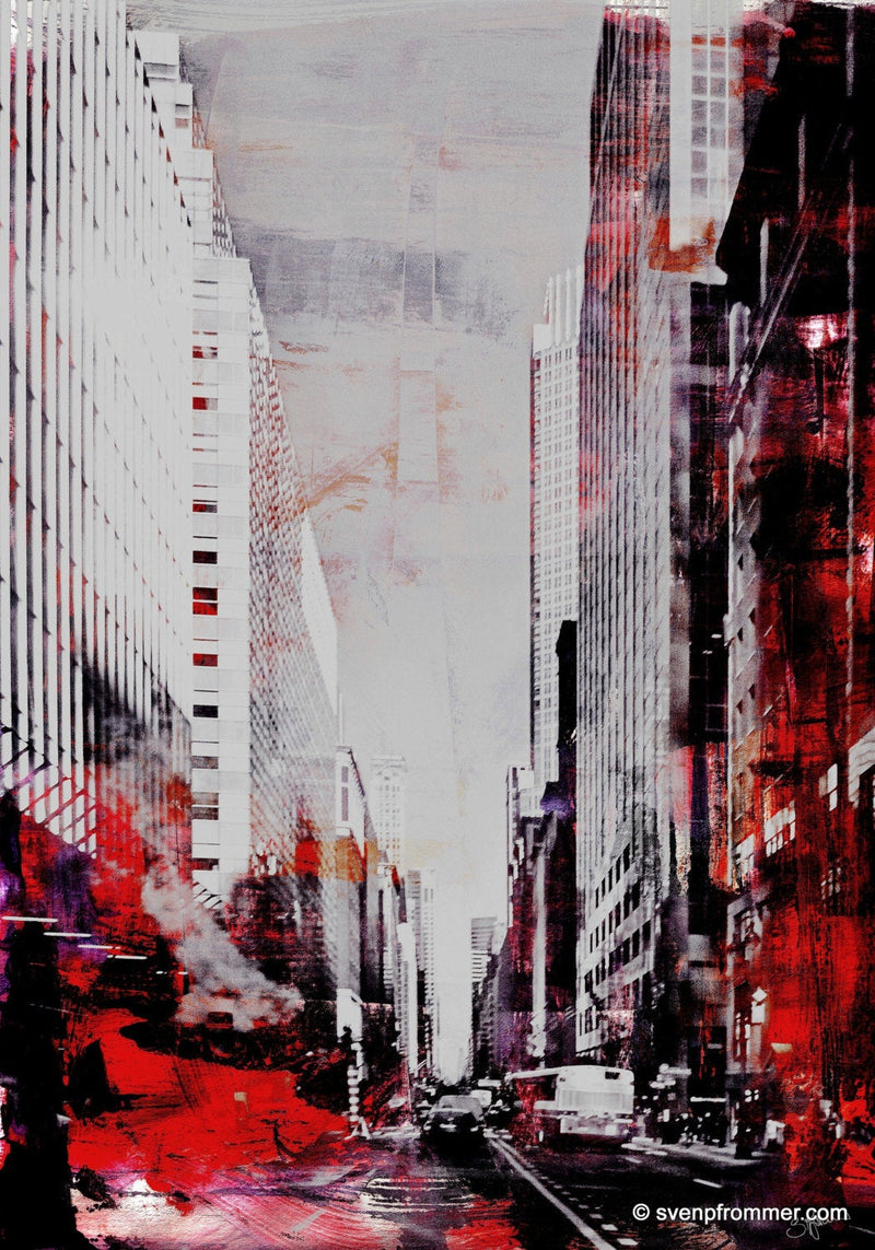 NEWYORK COLOR XXXIII  100x80cm Artwork is ready to hang