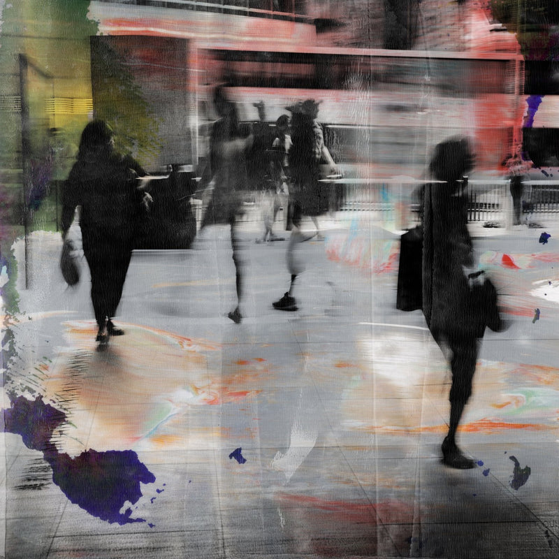 HK BLUR II - Photographic Art  Artwork is ready to hang