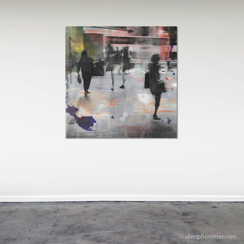 HK BLUR II - Photographic Art  Artwork is ready to hang